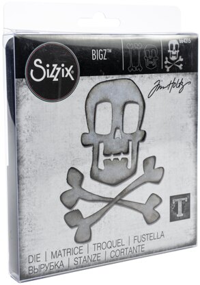 Sizzix Bigz Die By Tim Holtz - Skull & Crossbones | LoveCrafts