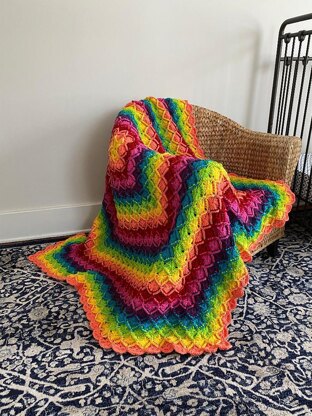 Rainbow Bavarian Throw