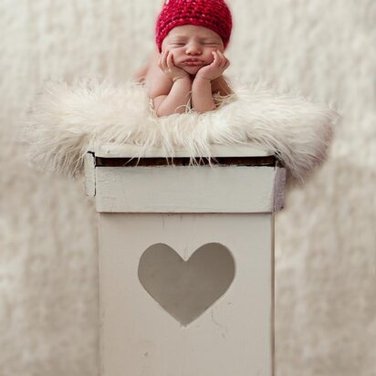 Little Sweet Heart Hat Crochet Pattern