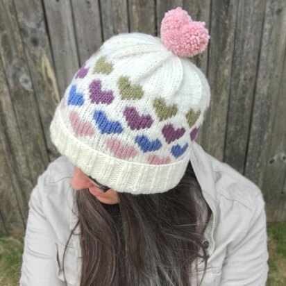 Hearts Around Beanie