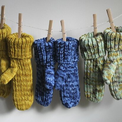 Drawstring Mittens