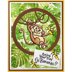 Stampendous Cling Stamp & Die Set - Monkey
