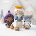 Crochet Nativity Set Pattern Three Wise Men, Donkey Christmas Mini Amigurumi Three Kings Nativity Scene DIY by AradiyaToys (Olka Novytska)