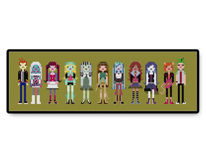 Monster High - PDF Cross Stitch Pattern