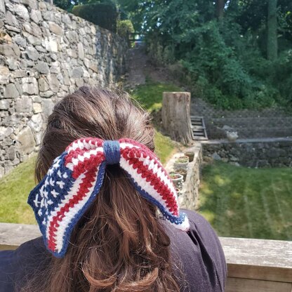 American Flag Bow