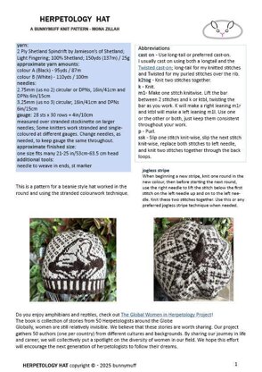 Herpetology hat