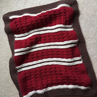 Mountain Cabin Baby Blanket