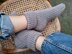 Warm unisex crochet socks with adjustable size pattern S1