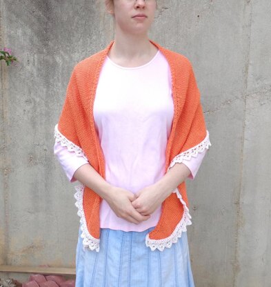 Creamsicle Shawl