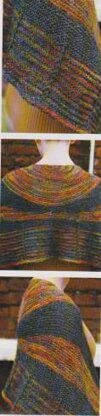 Autumnal Curve Shawl