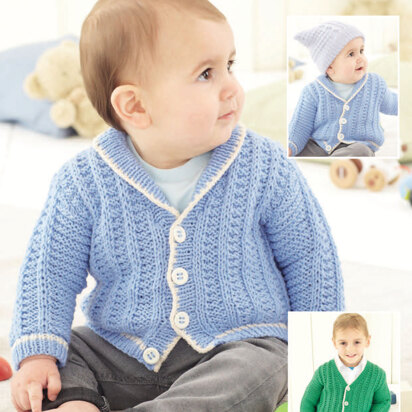 Cardigans in Sirdar Snuggly DK - 4817 - Downloadable PDF