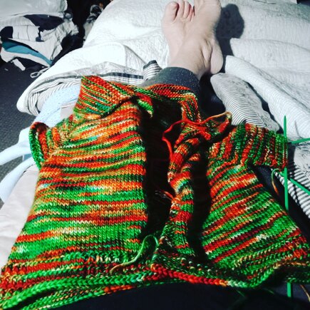 OGE Seamless top down cardigan #3