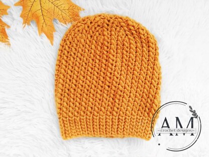 DAMIAN knit-look beanie
