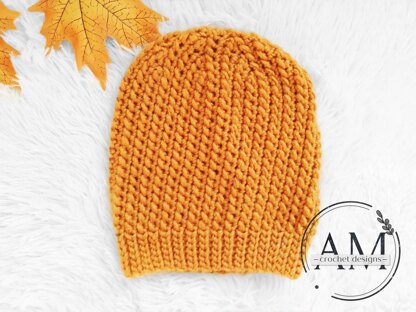 DAMIAN knit-look beanie