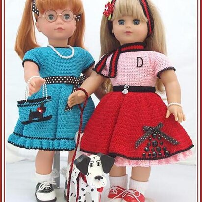 Bobbie Sox & Polka Dots for 18" dolls