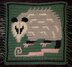 Woodland Mosaic Crochet Square - Pepper the Possum