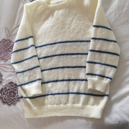 Breton Sweater in Paintbox Yarns - DK-Wom-001