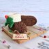 Christmas Pudding Baby Booties