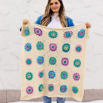 Flower Market Baby Blanket