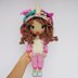 Amigurumi doll clothes pattern, crochet doll costume for Astrid 30 cm/12 inch (Deutsch, English, Français)
