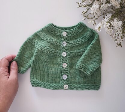 Gartinette Baby Cardigan | Preemie - 24 months.