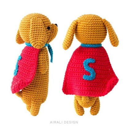 Super Sausage, amigurumi dog