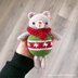 Ornament Bear Christmas Doll