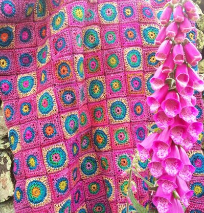 Foxgloves Crochet Blanket Pattern Book