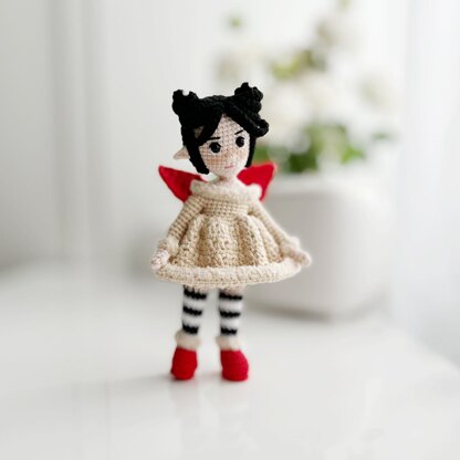 Crochet doll, amigurumi doll, Love Fairies