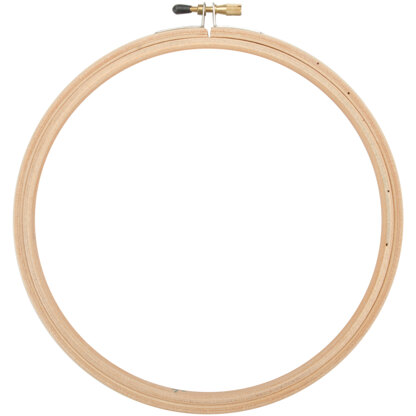 Frank A. Edmunds Wood Embroidery Hoop 7in w/ round edges