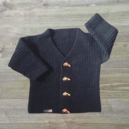 Aaron Textured Baby Jacket