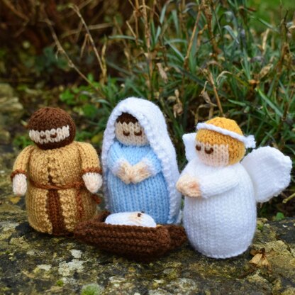 Nativity  Dolls Knitting Pattern - Toy Knitting Pattern