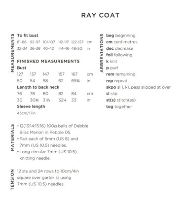 Debbie Bliss Ray Coat PDF