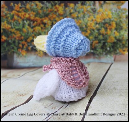 Bunny, Duck & Hedgehog Creme Egg Covers or Egg Cosies