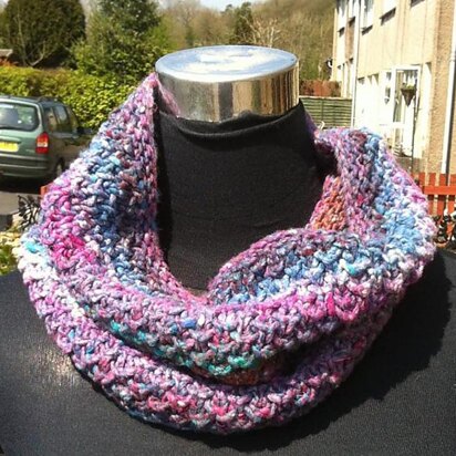 Rose Texture Cowl in Kogarashi