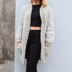 Chunky Wheat Petals Cardigan