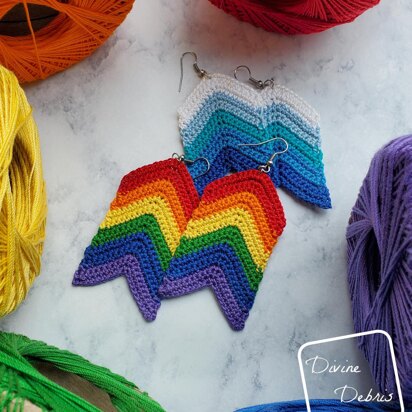 Rainbow Arrow Earrings