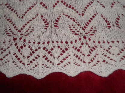 Lily of the Valley Bridal Shawl