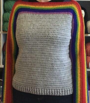 Rainbow Sleeve Jumper