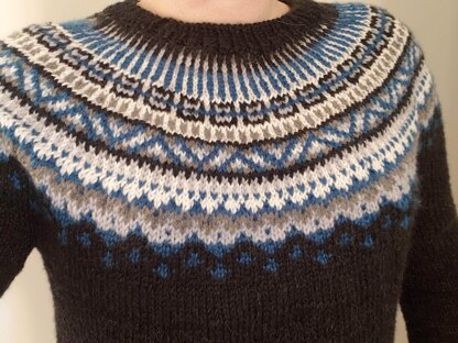 Men's Fair Isle Yoke Sweater