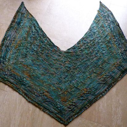 Into the Forest Square Shawl