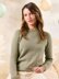 Geneva Top-Down Jumper in West Yorkshire Spinners Solstice 4ply - Downloadable PDF