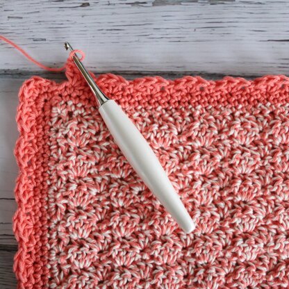 Rosy Posy Dishcloth