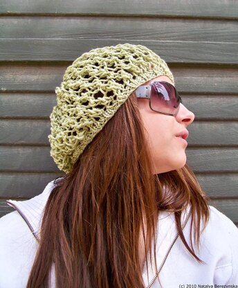 Mesh Hat, Knit Beanie Hat