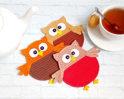 328 Owl decor or potholder