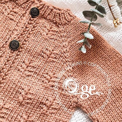 Cinnamon Top Down Cardigan - P273