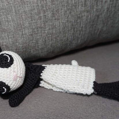 Amigurumi Häkelanleitung Schnuffeltuch Panda