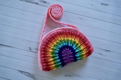 Rainbow Around My Shoulder Purse