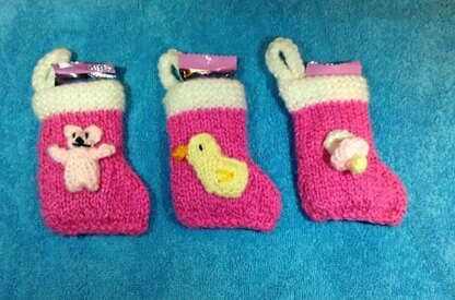 Baby's First Christmas Stocking Tree Decorations