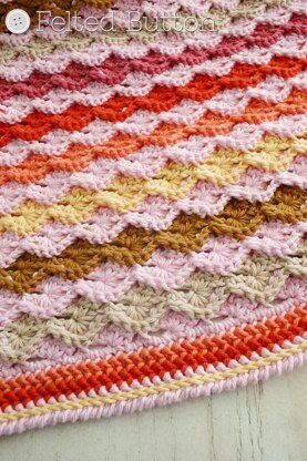 Confections Blanket Crochet pattern by Susan Carlson | LoveCrafts